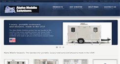 Desktop Screenshot of alphamobilesolutions.com