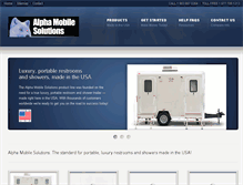 Tablet Screenshot of alphamobilesolutions.com